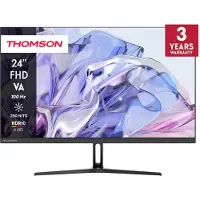 Thomson Moniteur 24'' FHD, taux de rafraîchissement de 100Hz, dalle VA, 4000:1, faible lumière bleue, M24FB2Y14