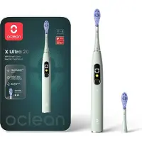 Oclean X Ultra 20 brosse à dents sonique + 2 têtes de rechange Green 1 pcs