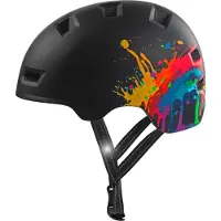 Crazy Safety Casque de Vélo - Déchaînement Splash - Orange/Black - - 54-57 cm - Casque de Vélo