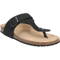 Geox Sandale BRIONIA, daim, noir, femme