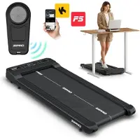 Zipro Catwalk Walking Pad – Tapis de course électrique pour bureau, ultraplat et compact, tapis de marche pour bureau à domicile – Compatible avec les applications, 1-6 km