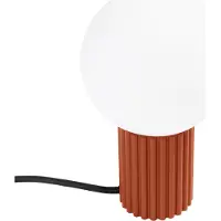 Sollux Lampe à poser HALO rouge ochra 1xG9 8W aluminium/verre 19x12x12cm