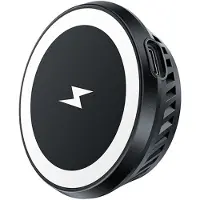 Acefast Chargeur à induction sans fil avec système de refroidissement Gris foncé (E2)