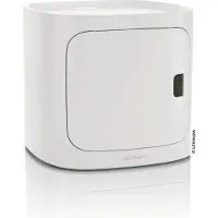 Lechuza Élément de rangement PILA Storage gris clair | Module de rangement avec porte à combiner | surface mate | 35 x 35 x 33 cm | 15924