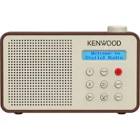 Kenwood CR-M25DAB-T Radio portable DAB+ avec fonction d'alerte ASA mocca