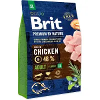 Brit Premium By Nature Adult Extra Large XL - Poulet pour chiens de très grandes races - 3 kg
