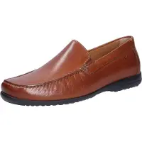 Sioux Gion : Mocassins pour hommes, couleur marron, style décontracté