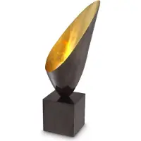 Casa Padrino Luxe Lampe de bureau design bronze rouge / or / noir 30 x H. 70,5 cm - Lampe de bureau élégante avec socle en granit - Luminaires de luxe - Mobilier de luxe - Intérieur de luxe