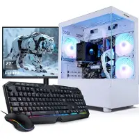Kiebel.de PC Set Gaming mit 27 Zoll TFT Allround AMD Ryzen 5 5600GT, 16GB, AMD Radeon Grafik, 1TB SSD, WLAN