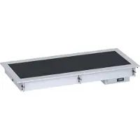 CombiSteel Plaque chauffante en céramique encastrable 3/1 - Noire