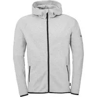 Uhlsport Sweat à capuche Id Hommes - Gris foncé chiné / Noir