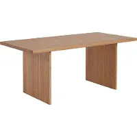 HOME DELUXE Table à manger FONTAR – Naturel, chêne huilé (240 x 100 x 75 cm) | Table en bois massif au design moderne pour salle à manger et cuisine