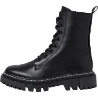 Tamaris Bottines à lacets 'Schnürstiefel Damen 1-25276-41/003 Echtleder in schwarz' noir