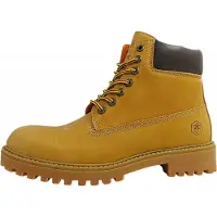 Lumberjack Bottes de travail pour homme RIVER 2, doublure chaude, couleur marron