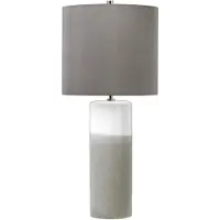 Elstead Lighting Lampe de table en céramique Fulwell gris-blanc 1xE27x60W céramique / plâtre dim. : 68x30x13,2 cm IP20 Elstead