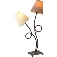 Näve 3095414 Lampe de table ; Couleur : marron