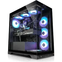 Kiebel.de Gaming PC Invader IX AMD Ryzen 7 9800X3D, 64GB DDR5, NVIDIA RTX 5090 32 GB, 4TB SSD, Windows 11