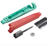 E*thirteen Tire Lever Kit de bouchage de pneu, rouge/seafoam