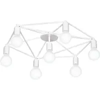 Eglo Lampe de plafond Staiti 7 lumières 76cm blanc