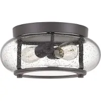 QUOIZEL Plafonnier Elstead Trilogy E27 double, bronze antique
