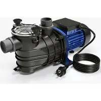 Wiltec Pompe piscine 550 W – Débit 13800 l/h – Hauteur refoulement 12 m – Pompe de filtration et de circulation pour Filtre Eau – Pool Whirlpool Bain remous Jardin
