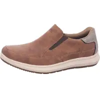 Rieker Chaussons de ville pour hommes, couleur marron, style décontracté