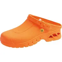 ABEBA Chaussures de travail ESD Clogs autoclavables OB Clog orange CE ESD SRA