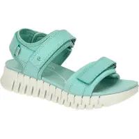 Ecco Sandales à brides de cheville Gruuv Sol en nubuck Femme Aquatic
