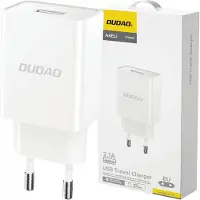 Dudao A4Eu Chargeur réseau Usb-A 2.1A - Blanc