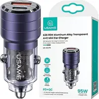 Usams ad. Sam. C36 Usb+Usb-C 95Wfast Charge Fioletowy/Purple Cc176Cc02 (Us-Cc176)