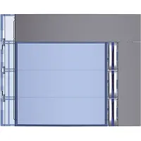 Bticino LEGR Frontbl Frontbl Ruftastmodul 3Rt As 352033 352033