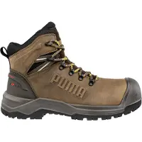 Puma Botte de sécurité Iron HD brown mid S3S conforme à la norme EN ISO 20345:2022 S3S FO LG SR marron taille 43