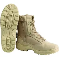 Sturm Bundeswehr und Freizeitshop Chaussures Tactical Cordura Tan Zip T46/13
