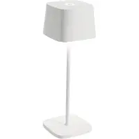 Zafferano Lampe De Table Led Rechargeable Et Dimmable Ofelia Pro Blanc