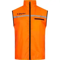 Zeus Hommes Gilet running réfléchissant orange