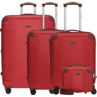 Gabol Ensemble de bagages 'Balance XP' rouge / rouge foncé