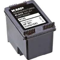 KMP 1719,4801 H135 Tintenpatrone schwarz kompatibel mit HP CH 561 EE