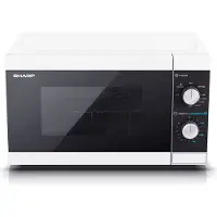 Sharp Four à micro-ondes - - YC-MG01E-W - Capacité 20 Litres - Puissance 800 Watt - Couleur Noir/Blanc
