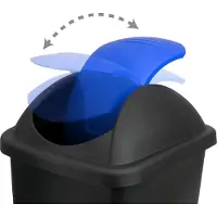 Stefanplast Lot de 3 Poubelles de recyclage - 60L