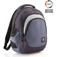 Miquelrius A193737 Sac à dos Triple Berlin Recy 30l 3 compartiments bleu