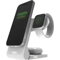 Paragon STM ChargeTree MAG - Chargeur mobile sans fil 3 en 1 avec MagSafe (blanc)