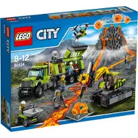 LEGO City 60124 La base d'exploration du volcan
