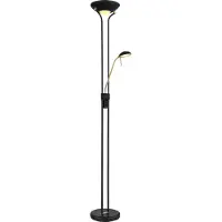 Globo - lampadaire - Leonas - noir - métal - Ø 26cm - LED - 59020B