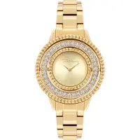 Police Pl16037bsg22m Quartz 3 Atm 34 Mm Watch Doré Homme