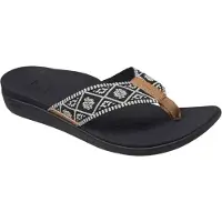 Reef Tongs Reef Women Ortho-Bounce Woven Black White-Taille 37,5
