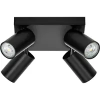 Ledvance LED SPOT OCTAGON BLACK Plate 4x3.4W 927 DIM (GU10, 920 lm)
