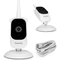 Lionelo Camera Care Babyline 3.2, zoom numérique 3x, communication bidirectionnelle possible, possibilité d'enregistrement, résolution de la caméra : 1920x1080px - Blanc