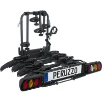 Peruzzo Pure Instinct Towball Bike Rack For 4 Bikes Noir 4 Bikes