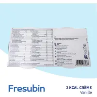 Fresenius Fresubin 2 kcal Crème Vanille, 4 bouteilles