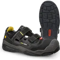 Ejendals Sandales de sécurité JALAS 1518 Antislip + | 1 paire, noir, S1 SRC P HRO, taille 46